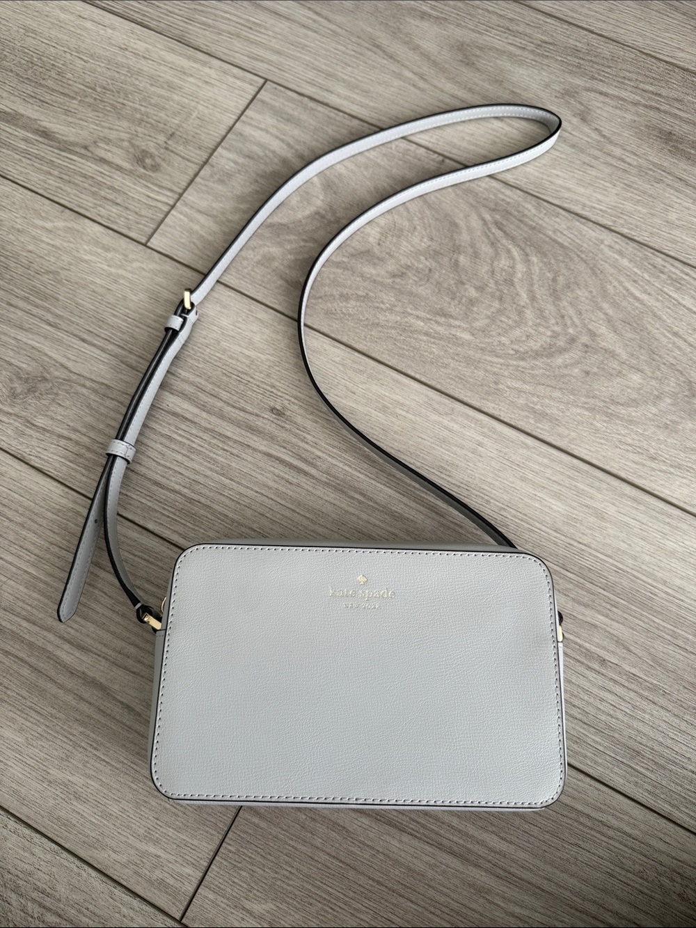 Kate Spade New York Sienna Crossbody Bag light gray